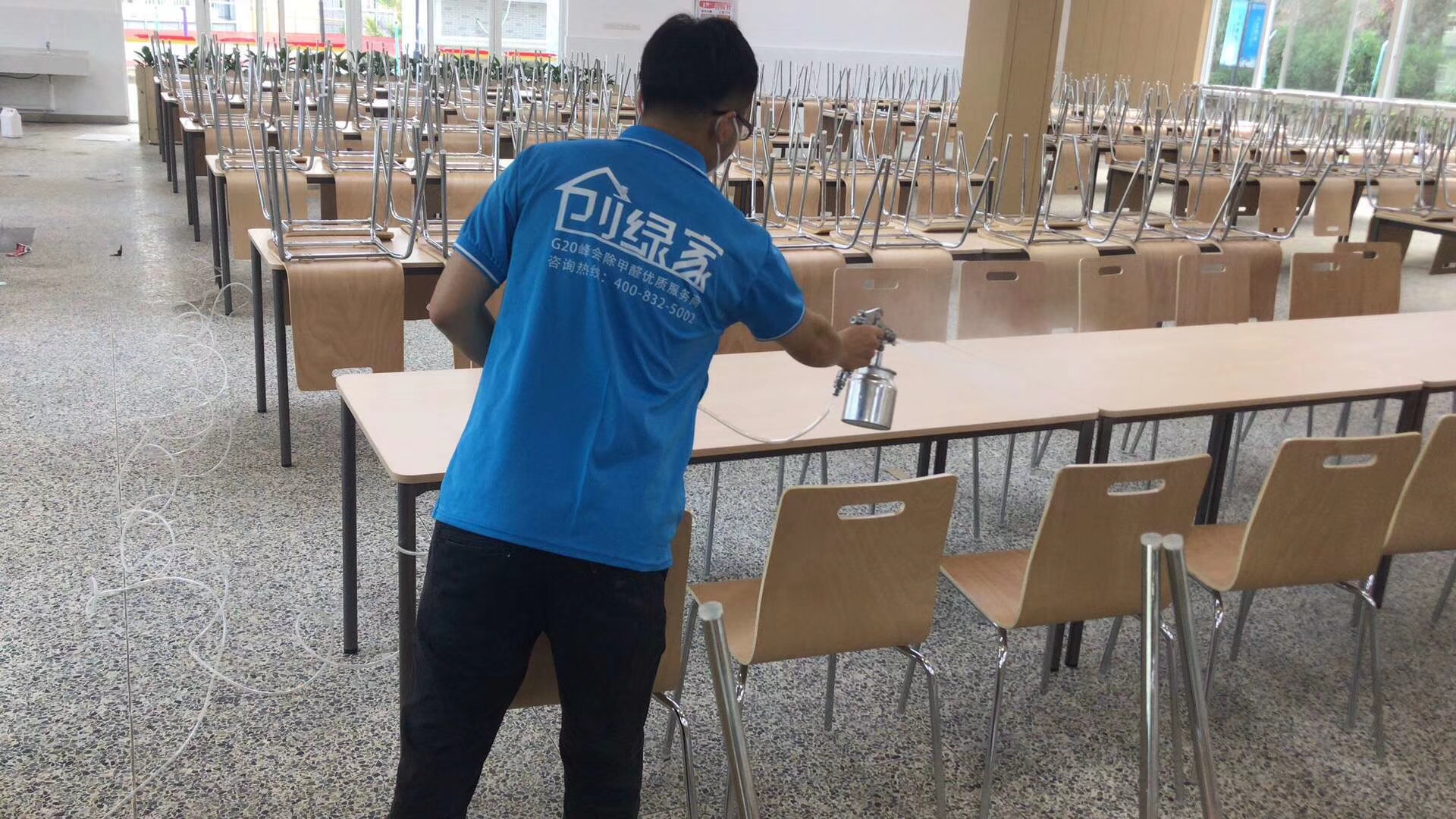 杭州天目外國(guó)語學(xué)校室內(nèi)空氣治理