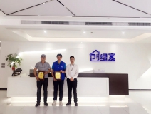 熱烈祝賀徐總、賀總簽約創綠家連云港市區級代理！