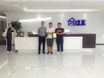 熱烈祝賀徐總團隊簽約創(chuàng)綠家上饒市區(qū)級代理!