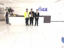 熱烈祝賀馬總、張總簽約創綠家天津市區級代理!